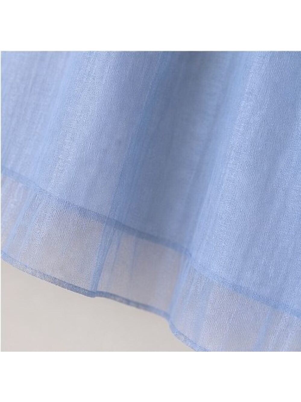 Blue Ruffle Blouse - Picture 6 of 6